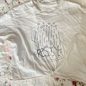 Resist cropped Tshirt